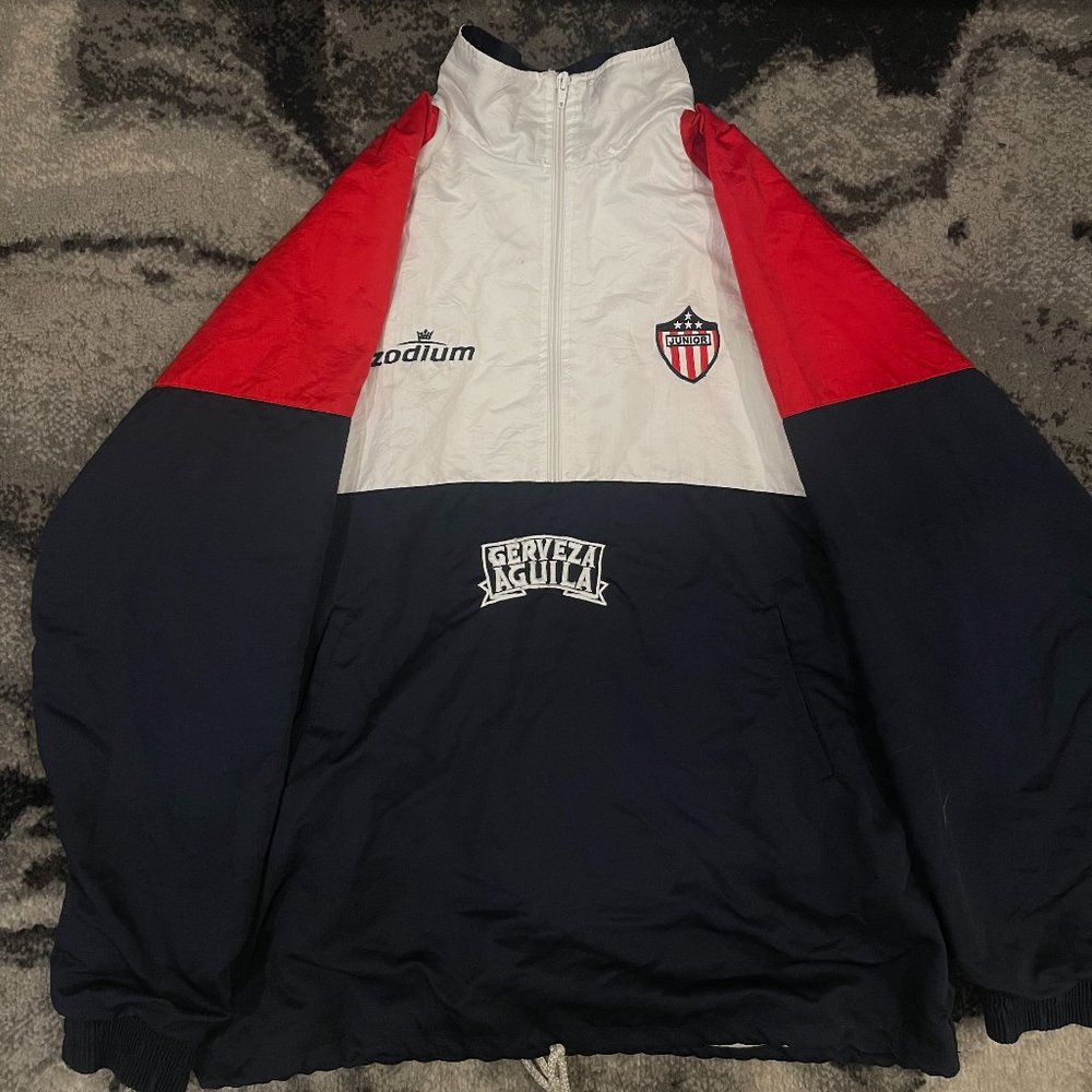 VINTAGE BARANQUILLA JUNIOR ATLETICO FC CHAMPIONSHIP JACKET